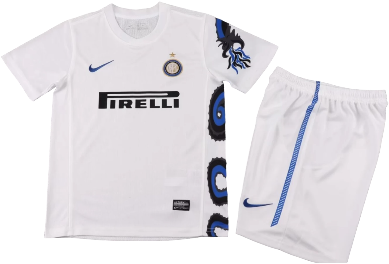 Kit infantil II Inter de Milão 2009 2010 Away retro 